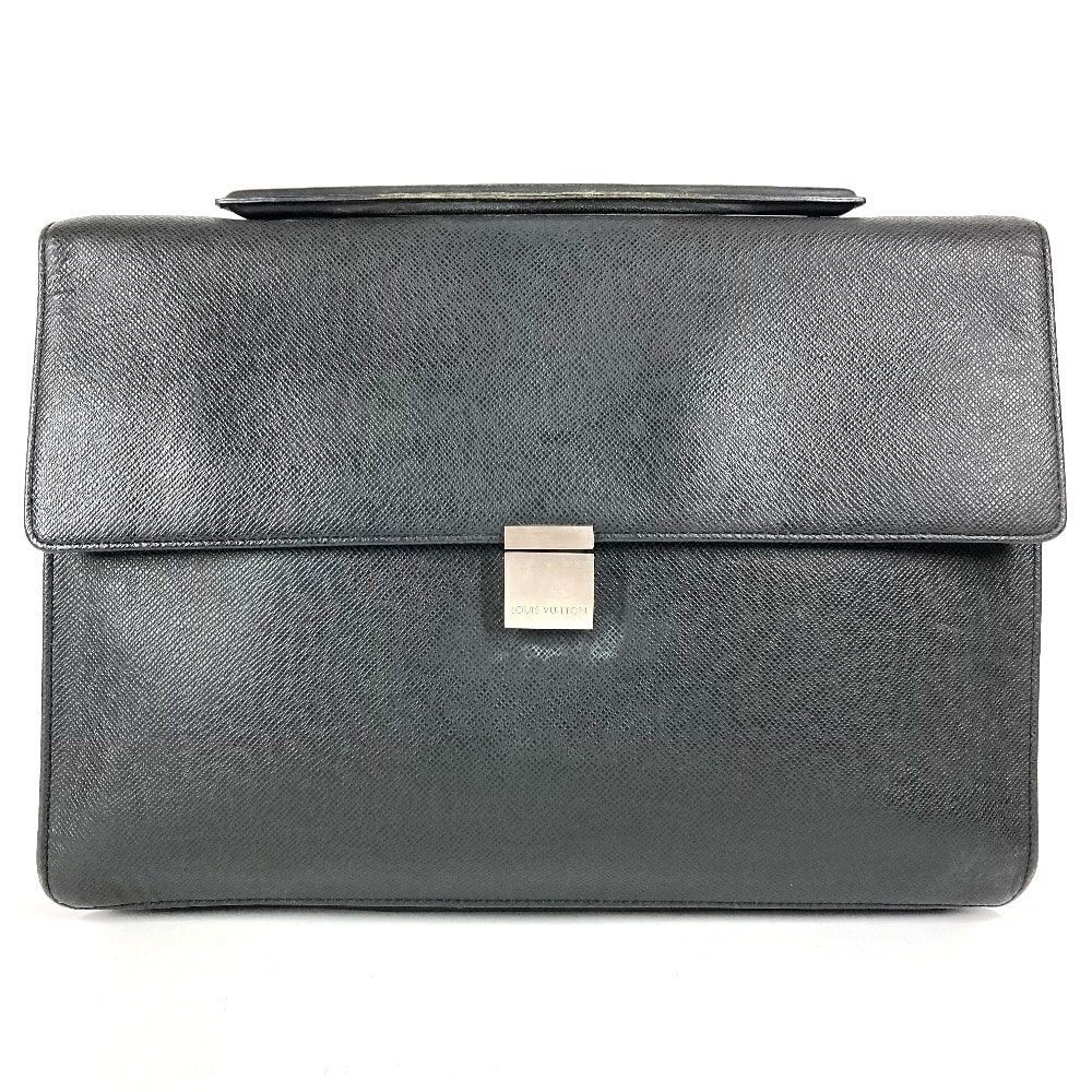 ルイヴィトン LOUIS VUITTON アンガラ M30772 タイガ カバン ブリーフケース ハンドバッグ 書類バッグ ビジネスバッグ タイガレザー アルドワーズ ブラック
