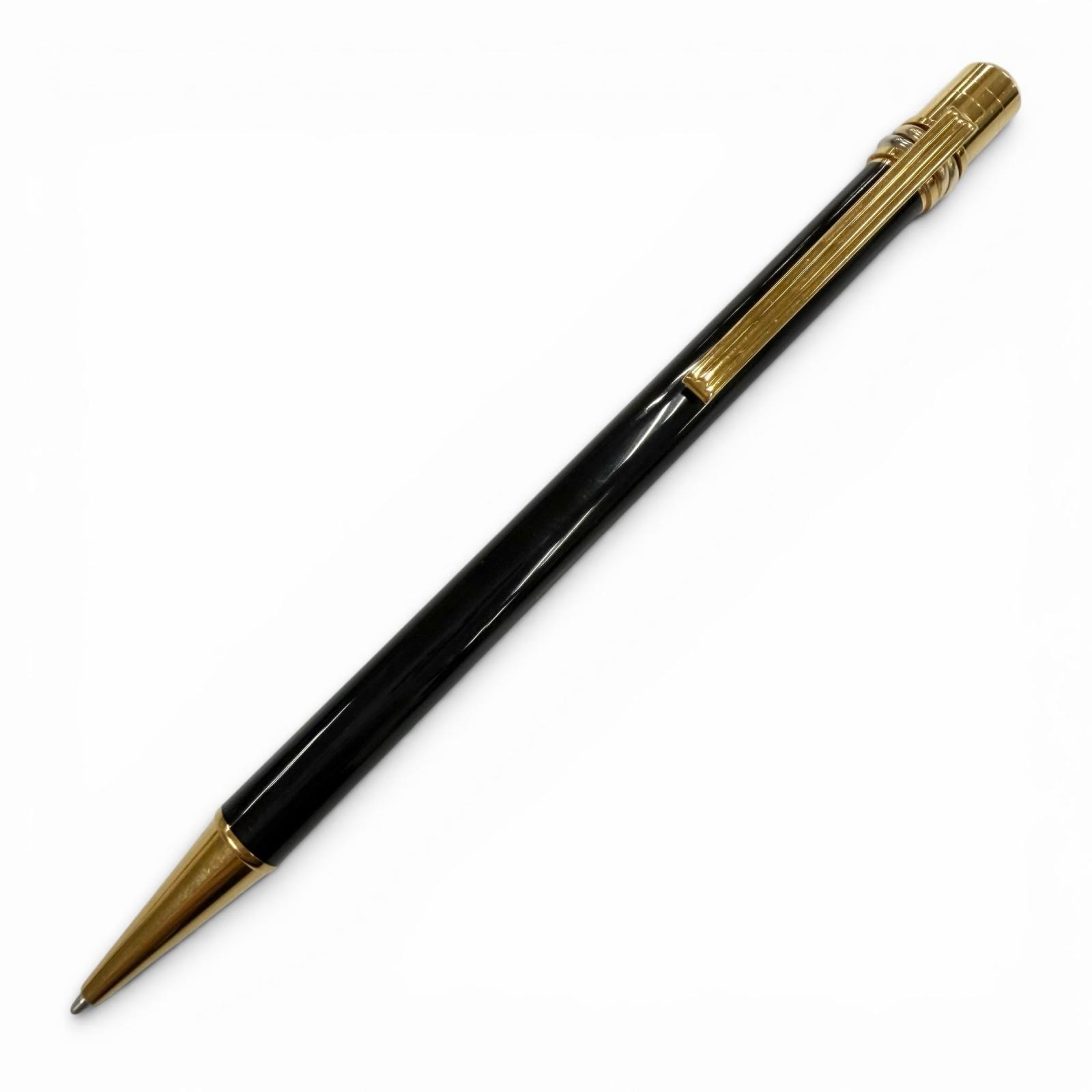美品 カルティエ ボールペン トリニティ ブラック メンズ