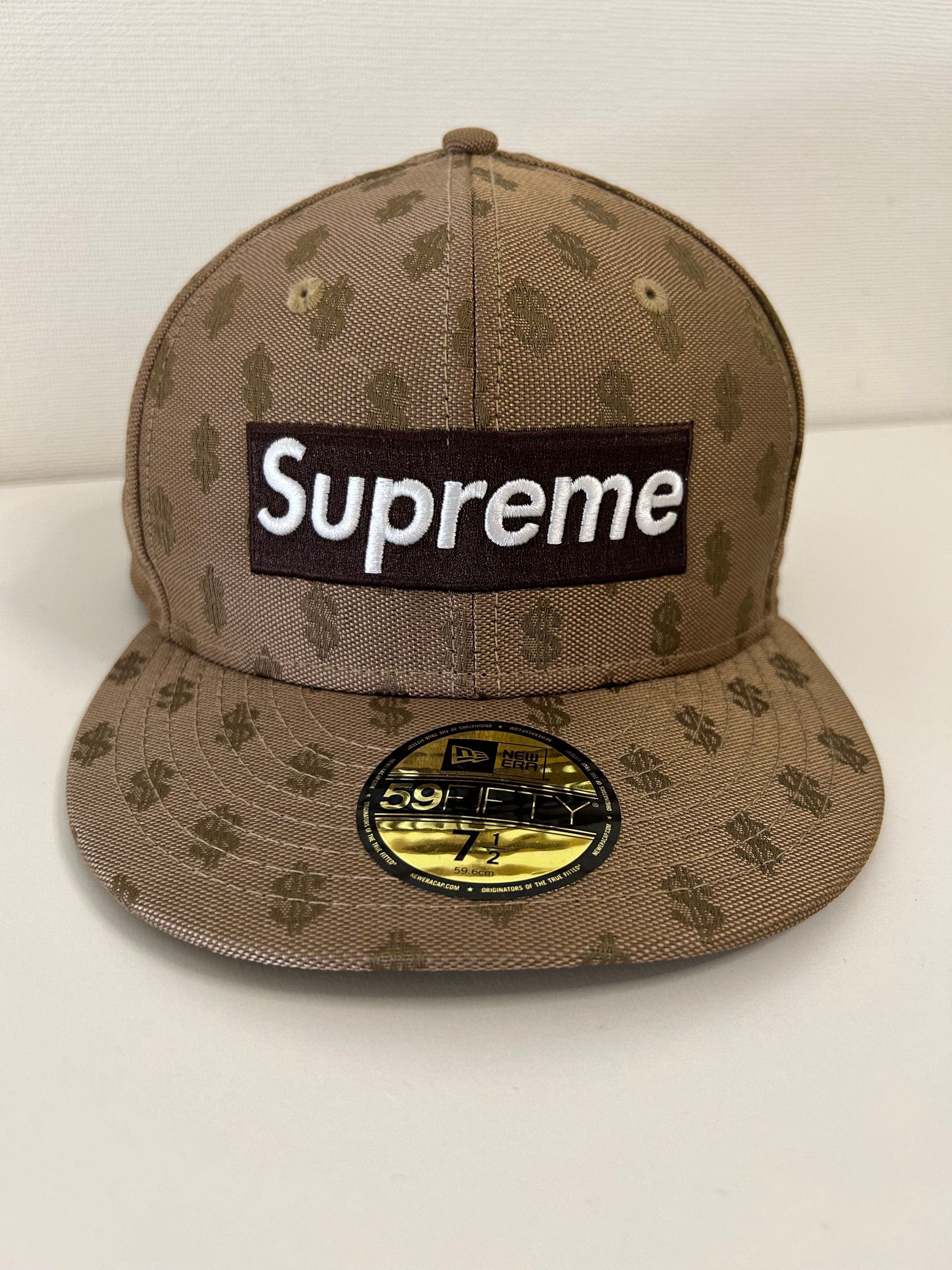 Supreme Monogram Box Logo New Era "Brown"