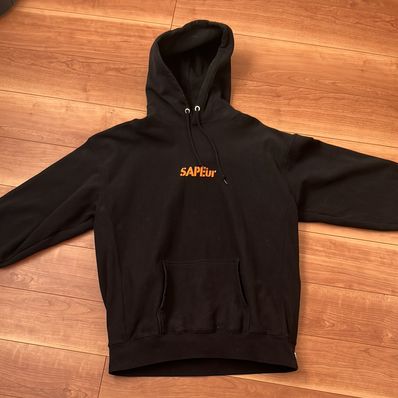 SAPEur x MASATOSHI HAMADA HOODIE "Black"