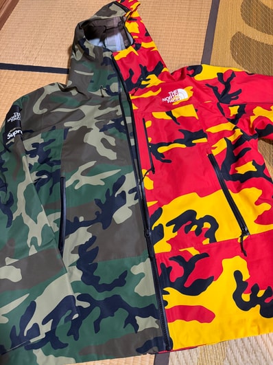 Supreme x The North Face Split Taped Seam Shell Jacket "Camo"