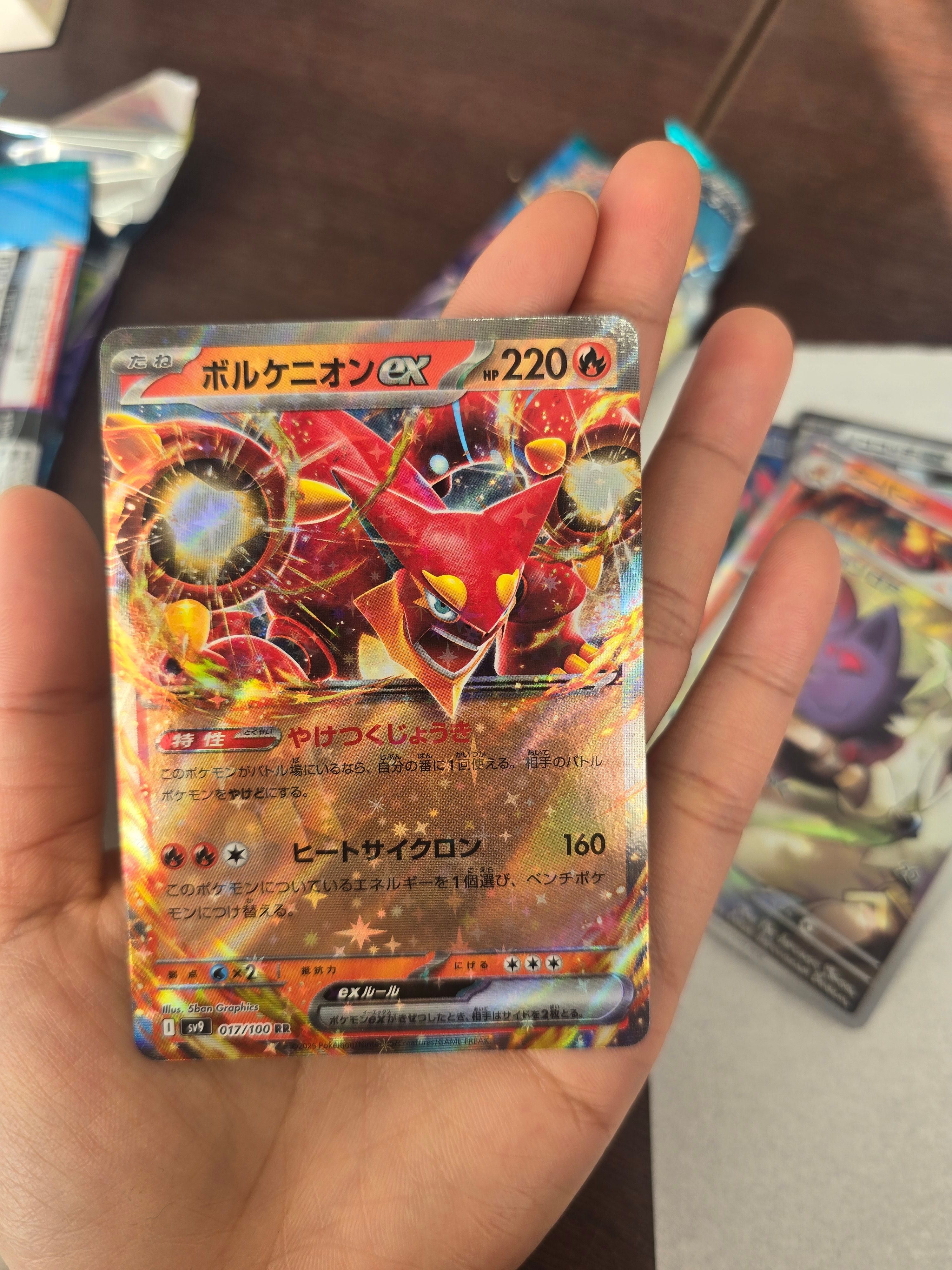 ボルケニオンex RR [SV9 017/100](拡張パック「バトルパートナーズ