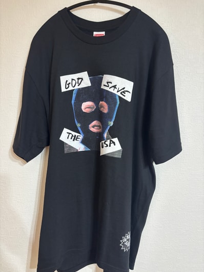 Supreme God Save Us Tee "Black"