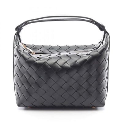 ボッテガヴェネタ BOTTEGA VENETA MINI WALLACE ミニ ウォレス イントレチャート ハンドバッグ バッグ レザー レディース ブラック系 754443V3IV18425 【新品】