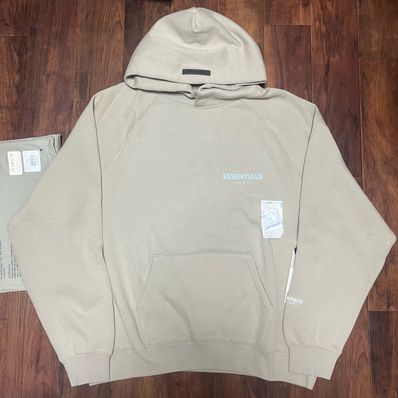 FEAR OF GOD ESSENTIALS PULLOVER HOODIE "Light Heather Oatmeal"