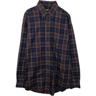 古着 ブルックスブラザーズ Brooks Brothers Est.1818 長袖 ボタンダウンチェックシャツ メンズM相当/eaa642886