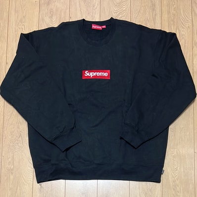 Supreme Box Logo Crewneck "Black" (22FW)