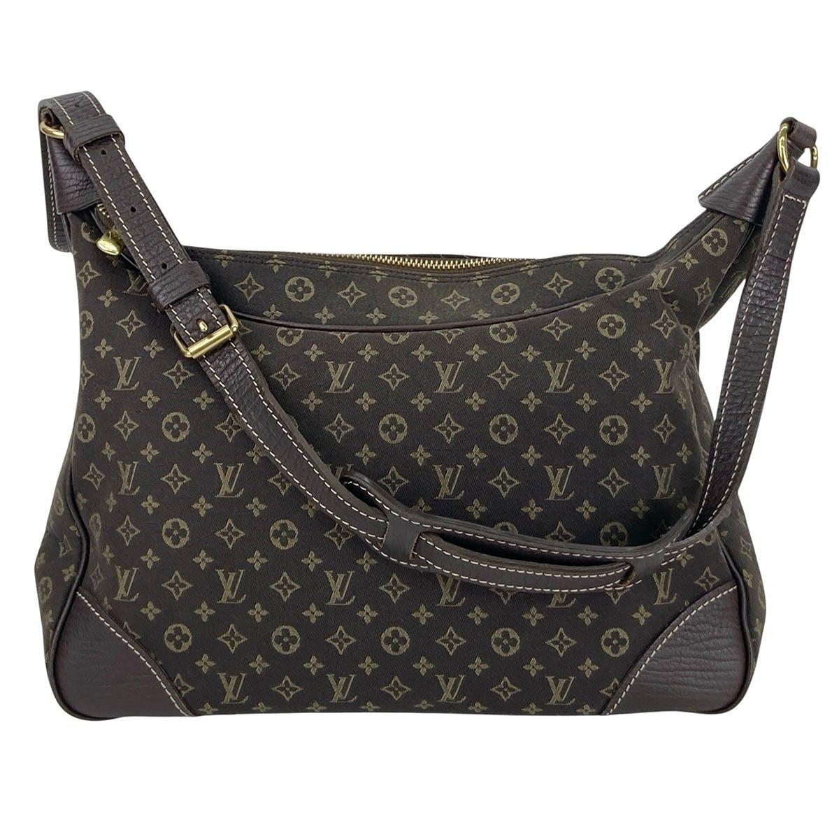 LOUIS VUITTON ルイ・ヴィトン ブローニュ モノグラム ハーフムーン ショルダーバッグ M95225 モノグラムミニラン ブラウン  レディース【中古】