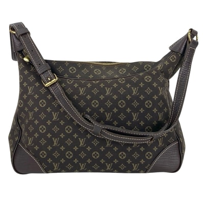 LOUIS VUITTON ルイ・ヴィトン ブローニュ モノグラム ハーフムーン ショルダーバッグ M95225 モノグラムミニラン ブラウン レディース【中古】
