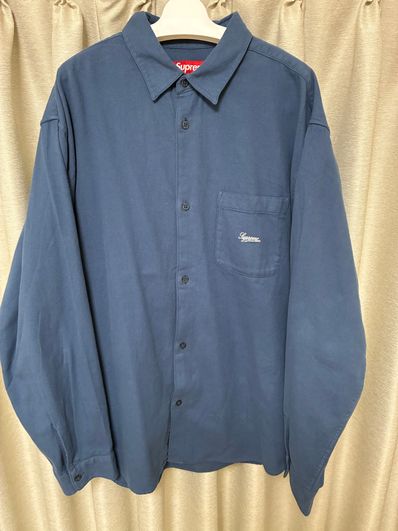 Supreme Flannel Shirt "Dark Slate"