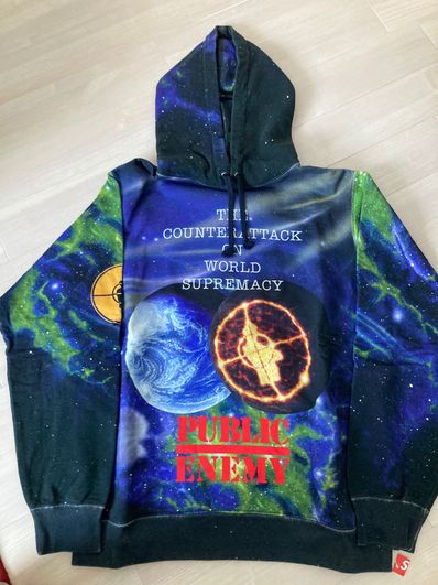 Supreme Undercover Public Enemy Hooded Sweatshirt "Black"