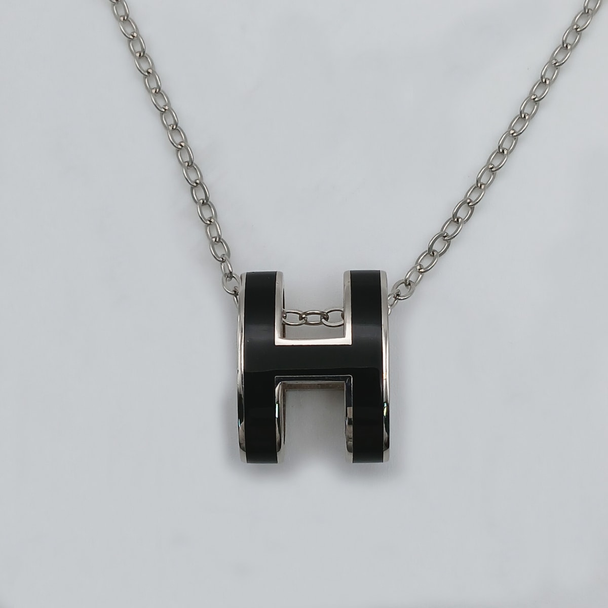 HERMES エルメス ポップアッシュ ネックレス 147201FP メタル シルバー レディース【中古】