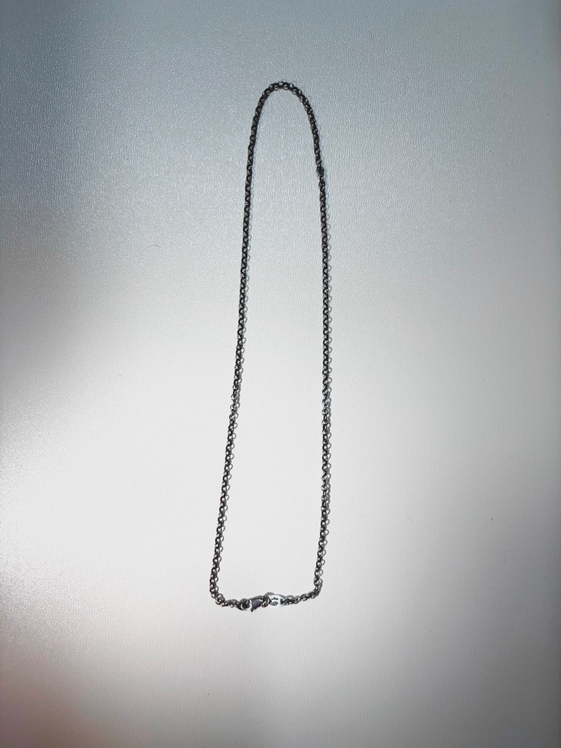 Chrome Hearts Roll Chain Necklace "Silver"