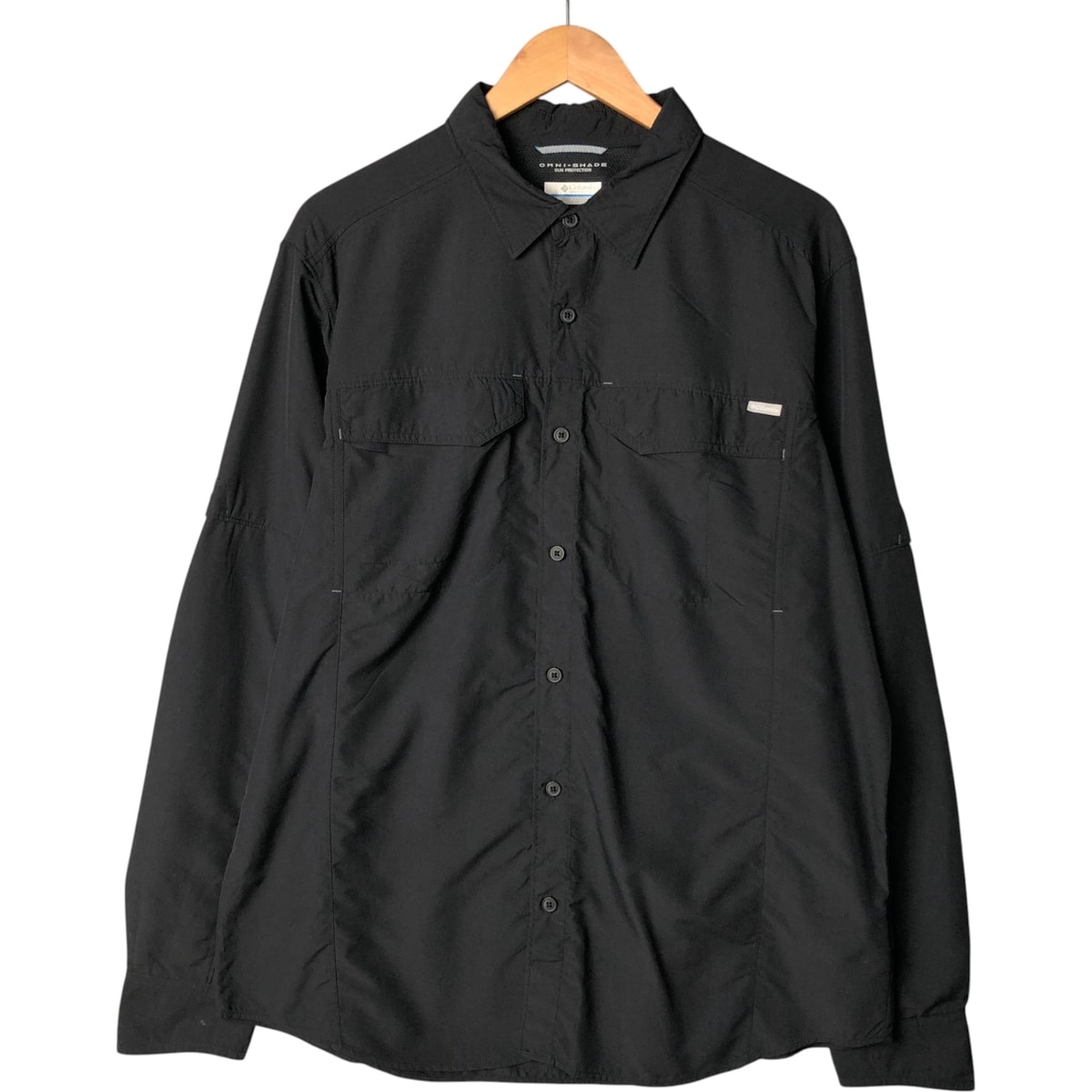 古着 コロンビア Columbia OMNI-SHIELD SUN PROTECTION 長袖 フィッシングシャツ メンズL相当/eaa580702