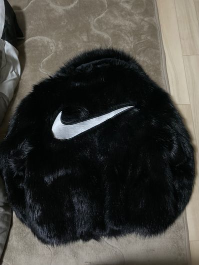 Nike x Ambush Women's Reversible Faux Fur Coat "Black"