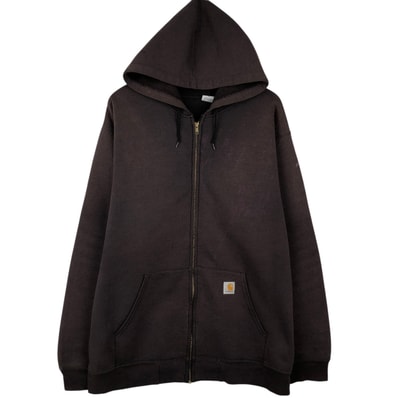 古着 カーハート Carhartt スウェットフルジップパーカー メンズXL相当/eaa633001