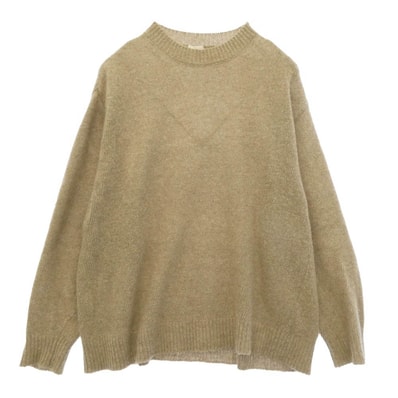 COMOLI コモリ 21AW U03-06008 カシミヤクルーネックニット セーター ベージュ系【中古】
