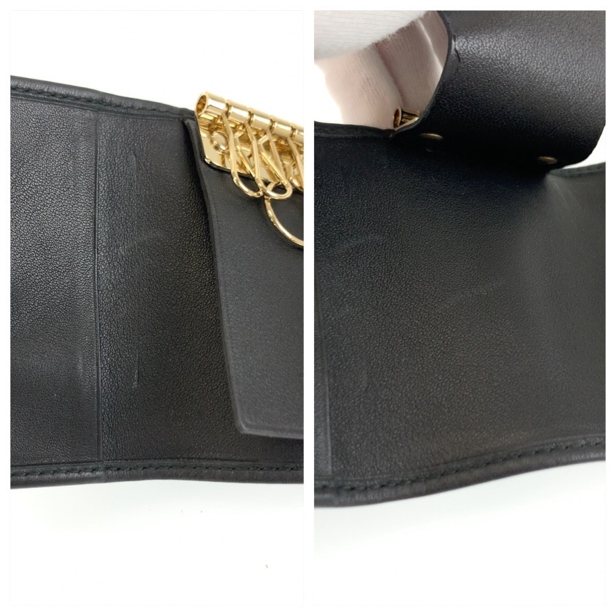 B (目立った傷や汚れなし)】美品 GUCCI グッチ ブラック 黒 ゴールド