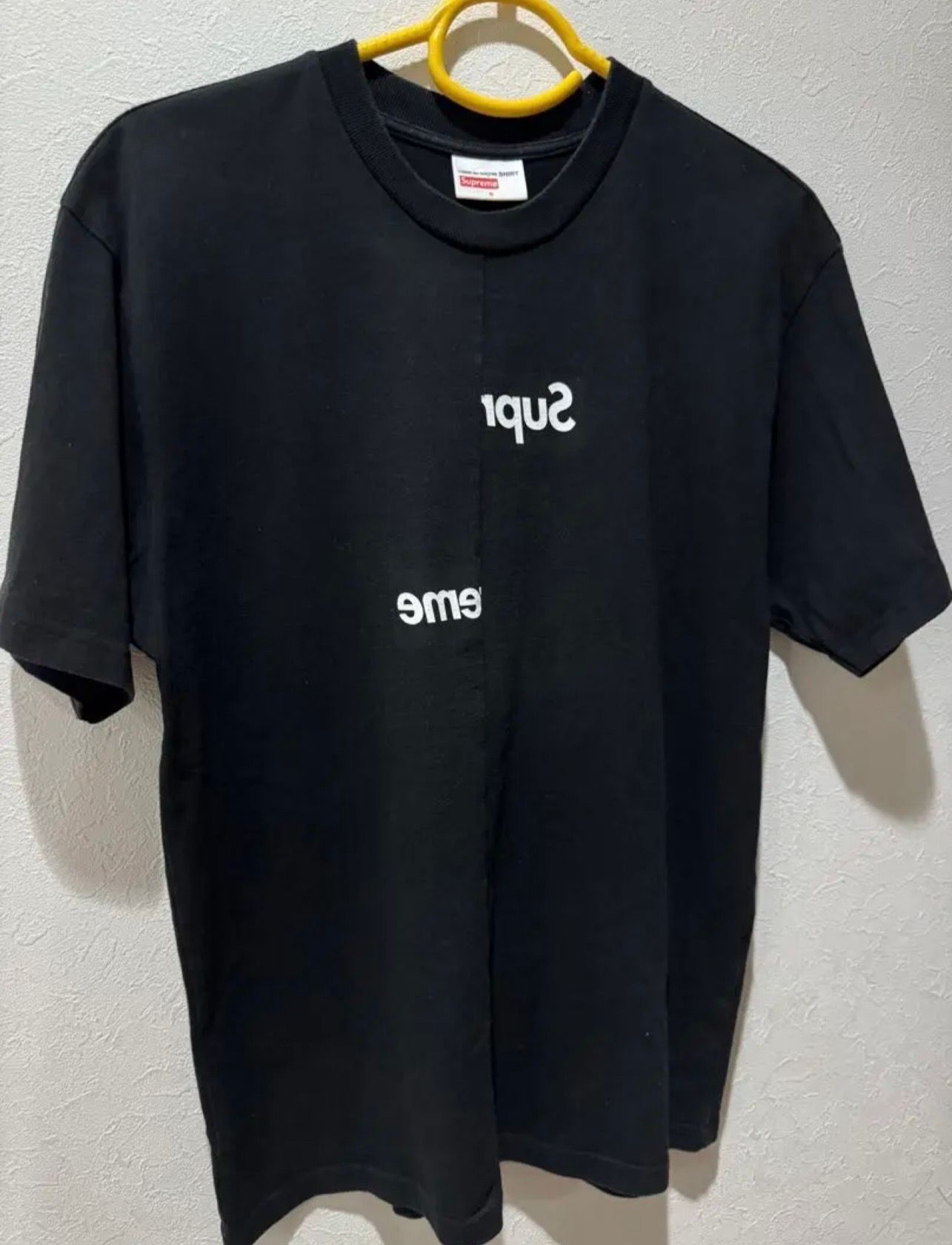 Supreme / Comme des Garçons SHIRT® Split Box Logo Tee "Black"