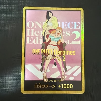 ドン!!カード (ナミ&ロビン) :金ドン(エクストラブースター「ヒロインズエディション Vol.2」)