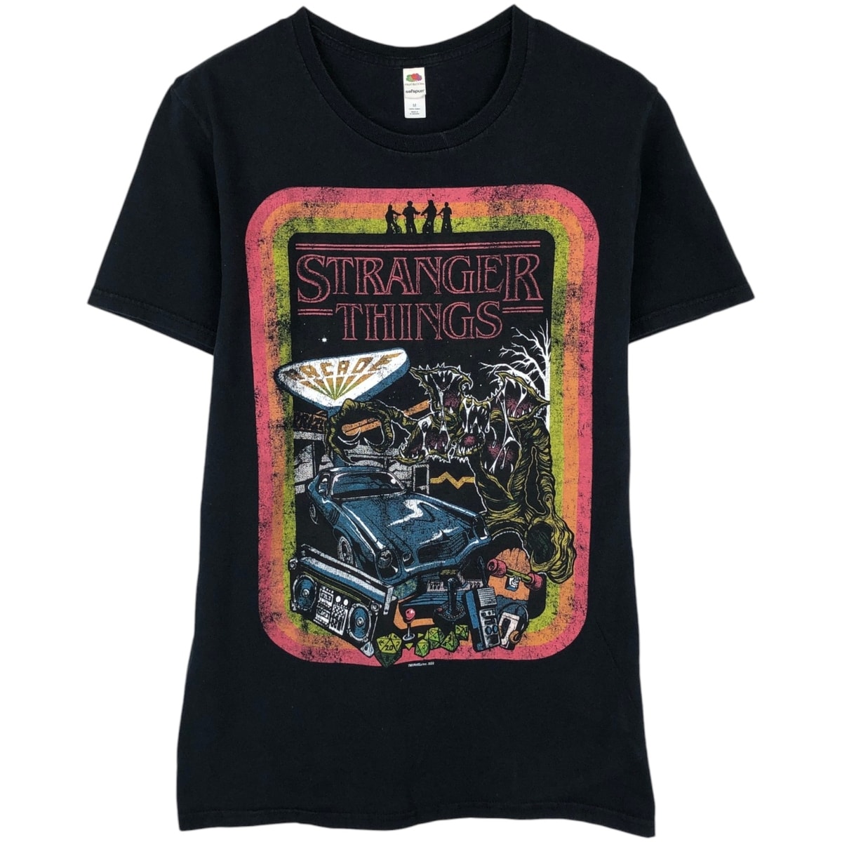 古着 フルーツオブザルーム FRUIT OF THE LOOM STRANGER THINGS ストレンジャーシングス 映画 ムービーTシャツ メンズM相当/eaa621850