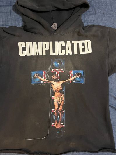 SAINT Mxxxxxx x Kosuke Kawamura Hoodie Complicated "Black"