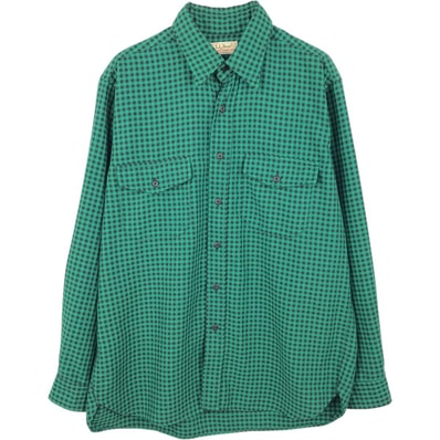古着 80~90年代 エルエルビーン L.L.Bean 長袖 フランネルチェックシャツ メンズXL相当 ヴィンテージ/eaa662110