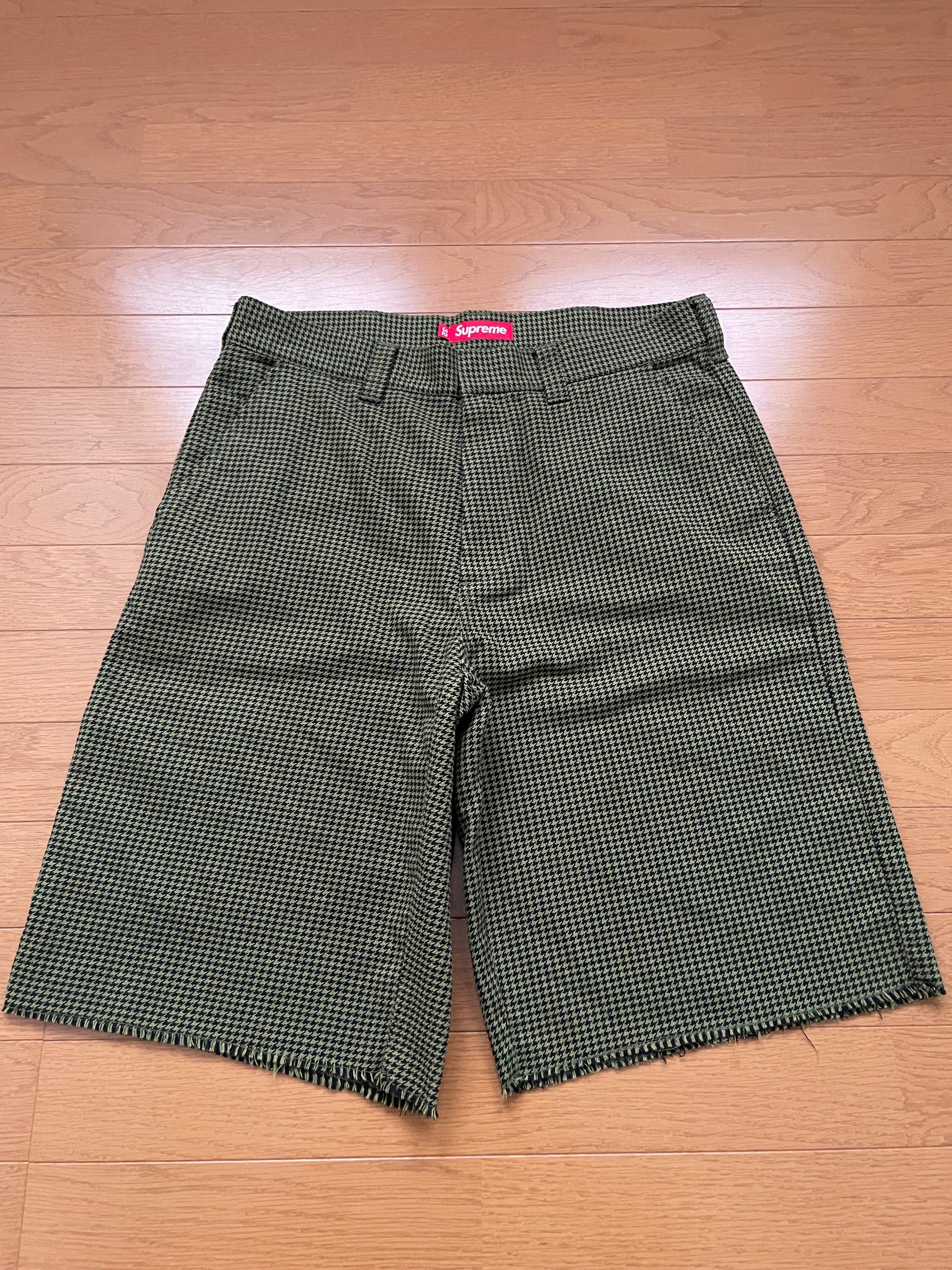 Supreme Work Short "Olive Houndstooth" (25SS)