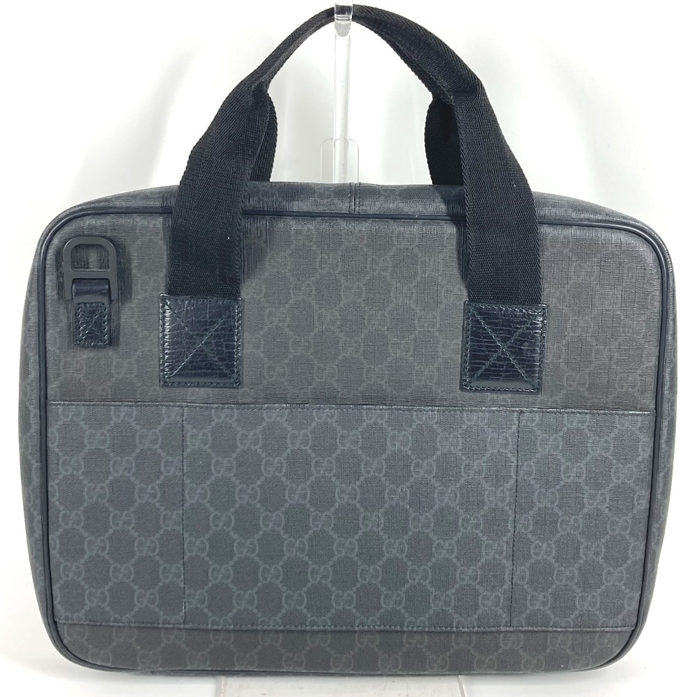 グッチ GUCCI GGスプリーム ロゴ 169934  PCケース ビジネスバッグ トートバッグ ハンドバッグ GGスプリームキャンバス ブラック