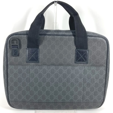 グッチ GUCCI GGスプリーム ロゴ 169934 PCケース ビジネスバッグ トートバッグ ハンドバッグ GGスプリームキャンバス ブラック