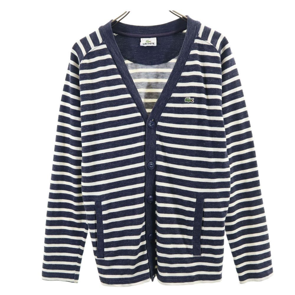 LACOSTE 長袖 Vネック カーディガン