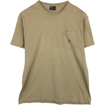 古着 ラルフローレン Ralph Lauren POLO by Ralph Lauren 半袖 ワンポイントロゴポケットTシャツ メンズM相当/eaa648273