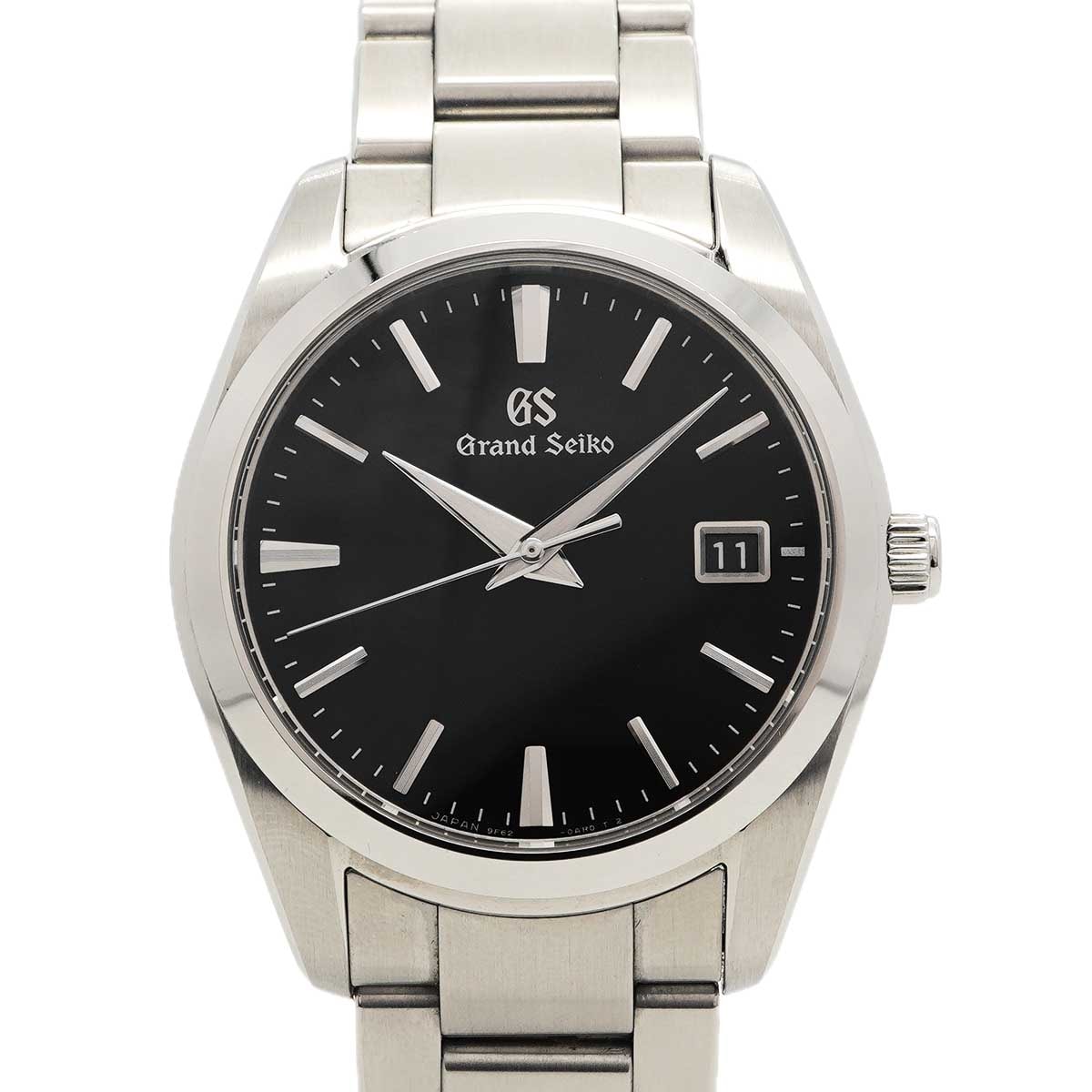 【6wdb0156】セイコー グランドセイコー SBGX261/9F62-0AB0 黒文字盤【中古】腕時計 メンズ