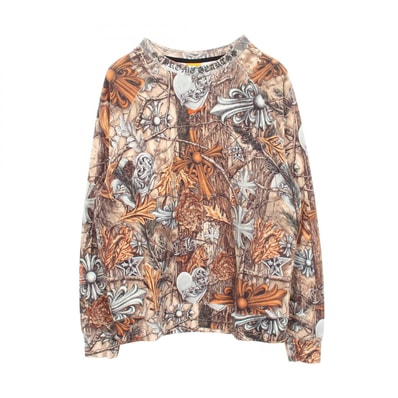 クロムハーツ CHROME HEARTS Chrome Hearts × NIKE × Drake NOCTA 総柄 スウェット 衣料品 トップス コットン メンズ ブラウン系 / マルチカラー 【中古】
