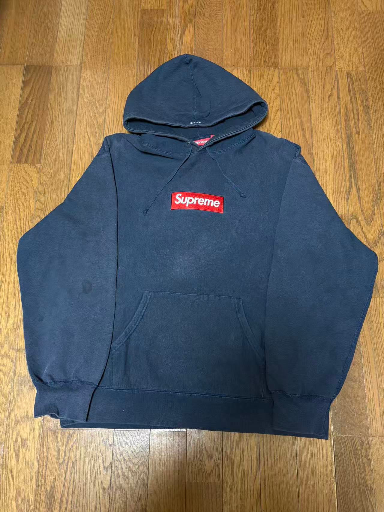 Supreme Box Logo Hooded Sweatshirt "Navy" (24FW)