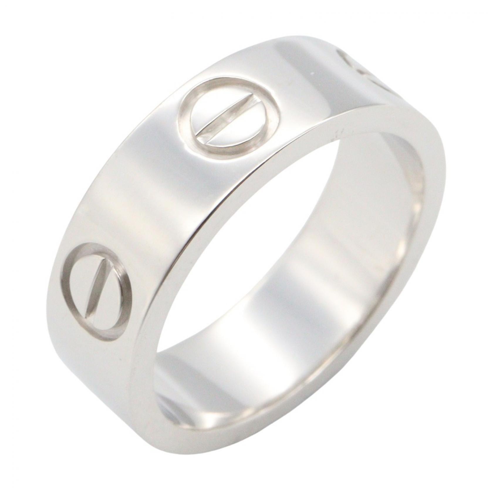 カルティエ CARTIER ラブリング リング・指輪 ジュエリー K18WG(ホワイトゴールド) メンズ レディース シルバー系 B4084700 【中古】