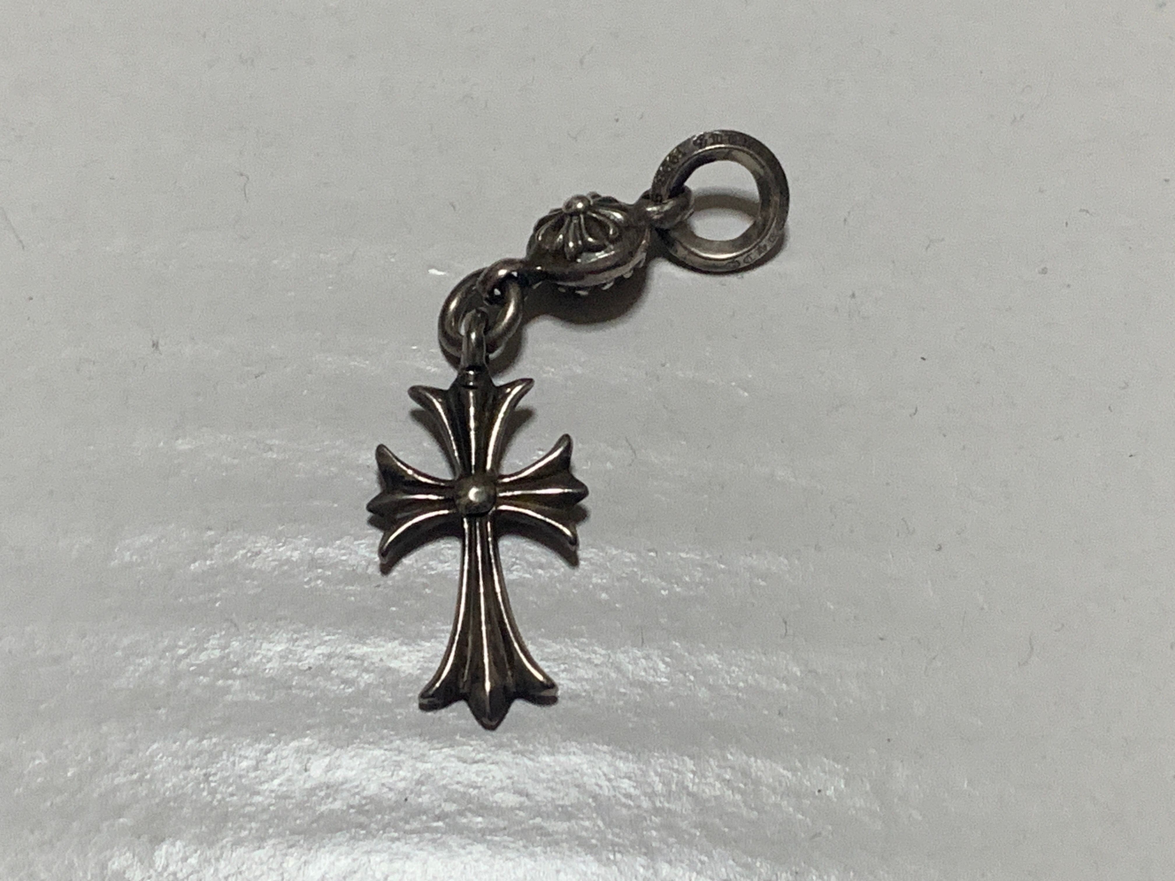 クロムハーツ 1ボールCHクロスチャームネックレス クロスボール