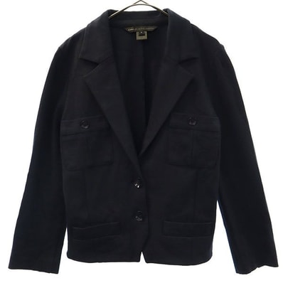 MARC BY MARC JACOBS マークバイマークジェイコブス テーラードジャケット S ネイビー ソフトタッチ