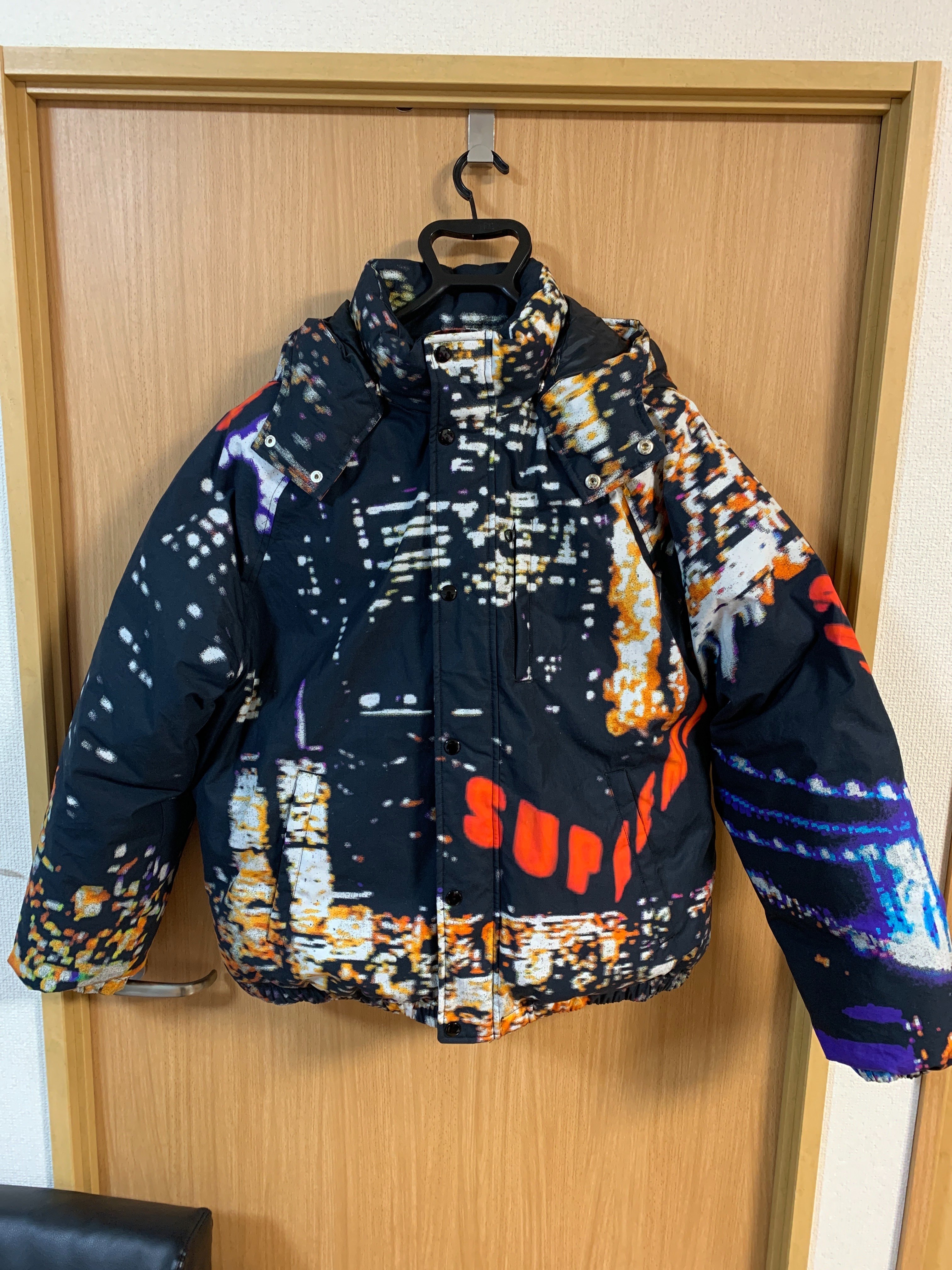 Supreme City Lights PuffyJacket ダウンジャケット Supreme City Lights Puffy Jacket Black Men's - SS20 - US