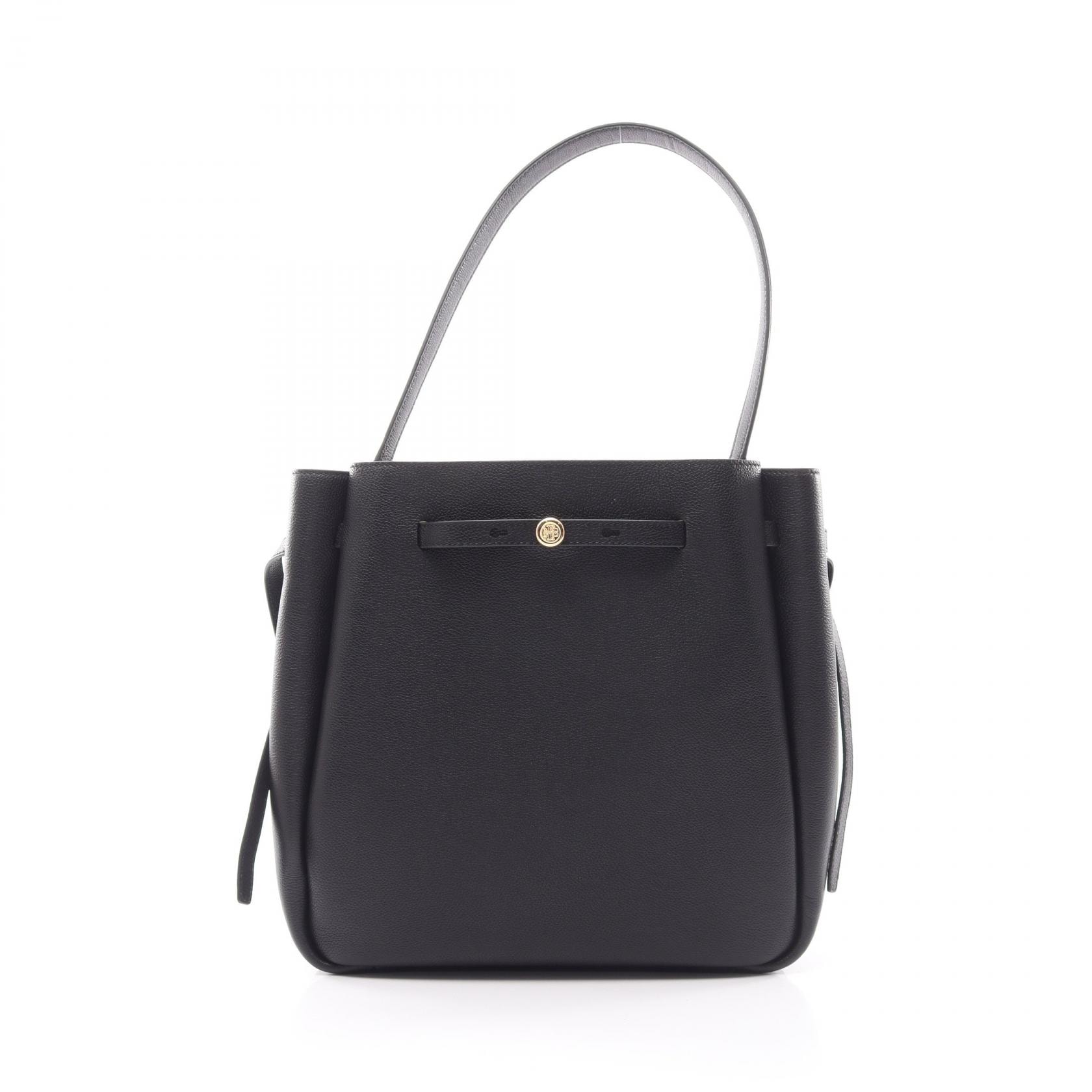 トリーバーチ Tory Burch ROMY ロミー ラージ ショルダーバッグ バッグ レザー レディース ブラック系 179986001 【新品】