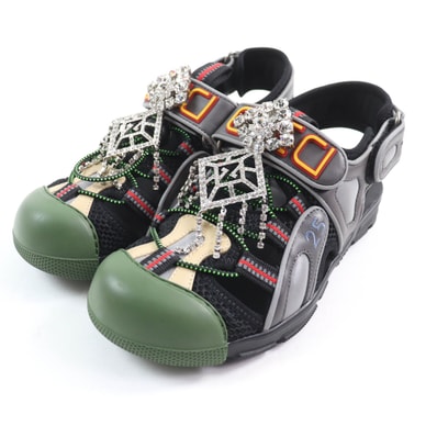 未使用品 グッチ サンダル マルチ レディース 36 571557