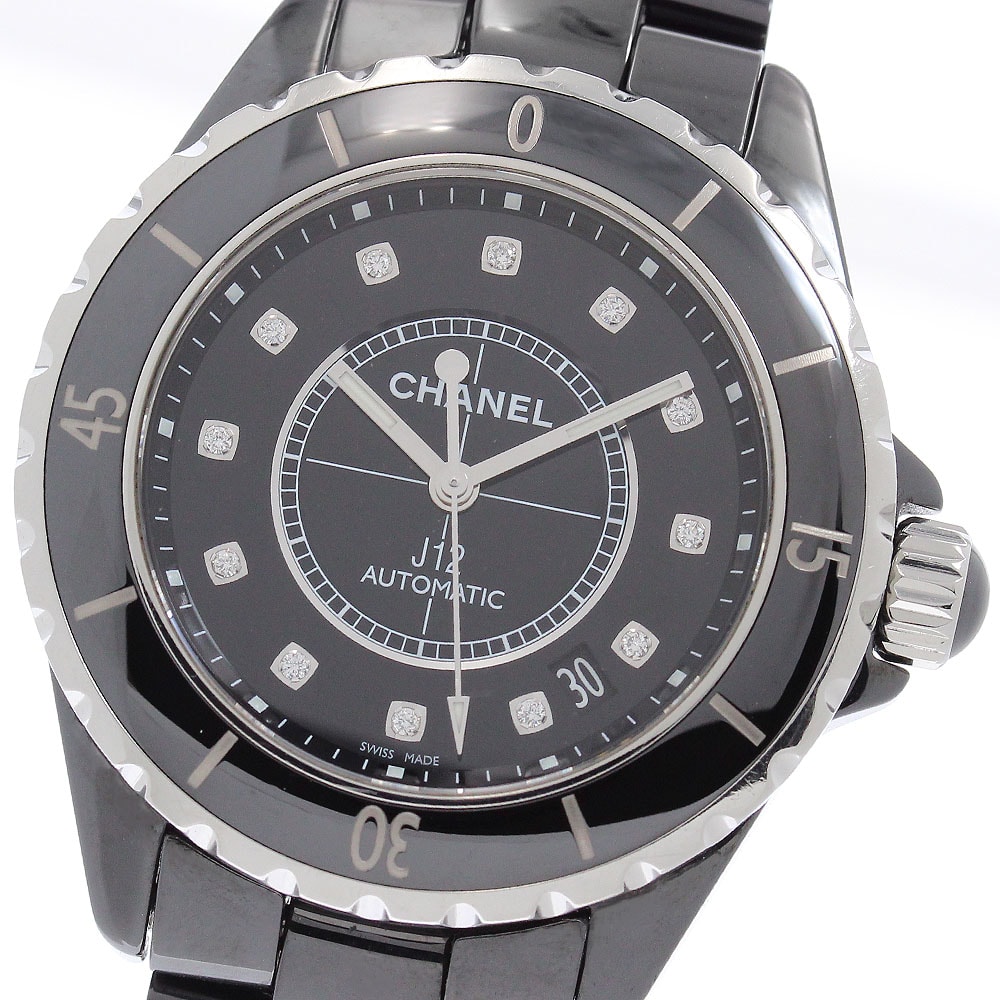 シャネル J12 38mm H1626 メンズ 【中古】