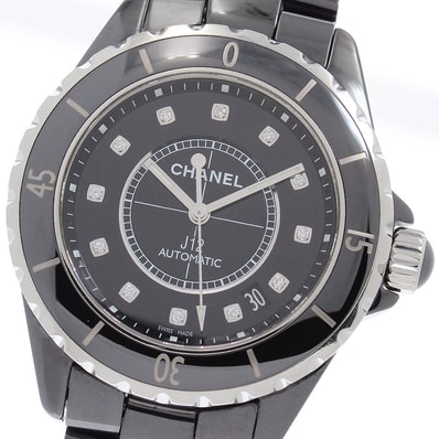 シャネル J12 38mm H1626 メンズ 【中古】