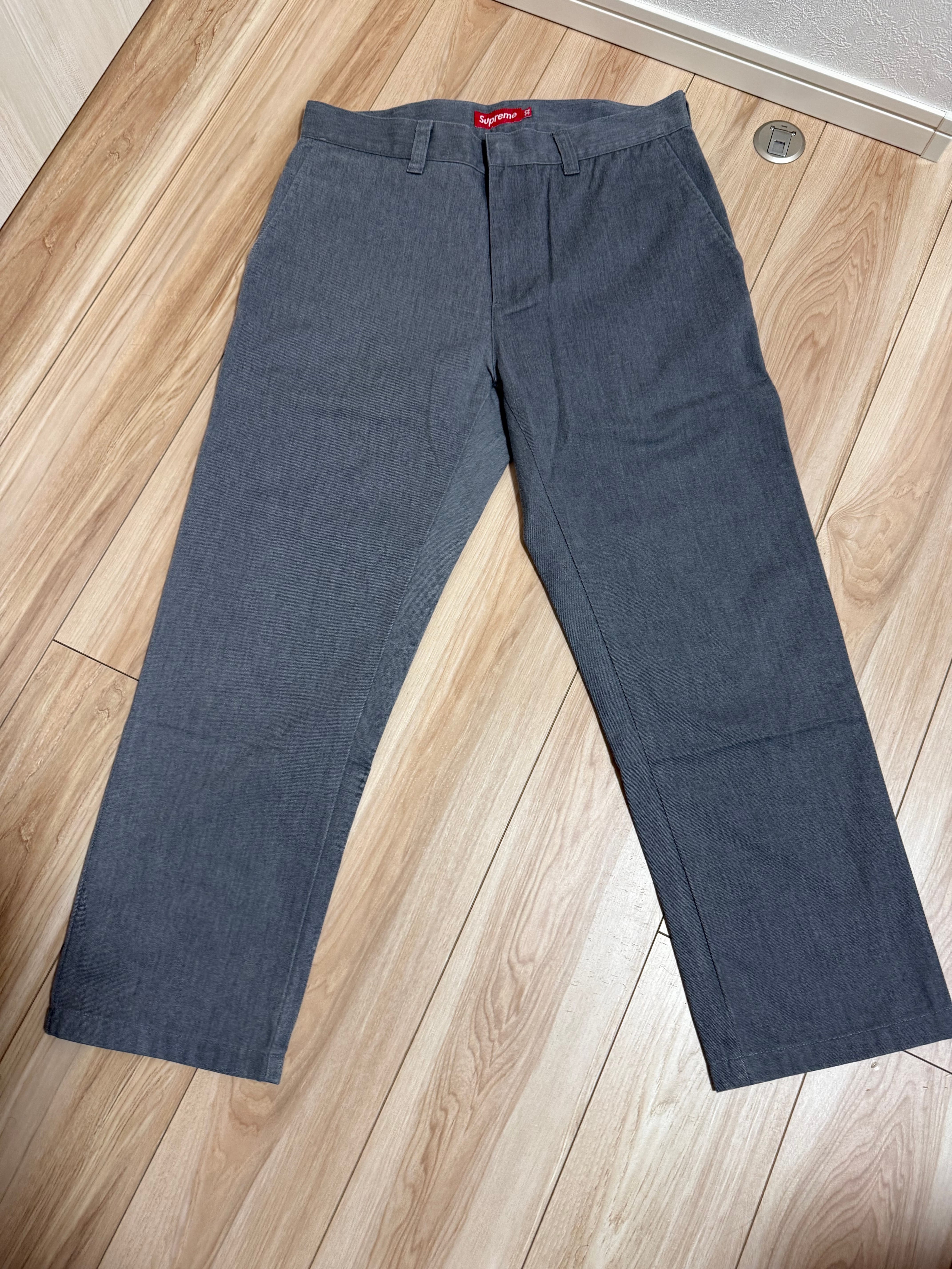 supremeワークパンツ　グレー32