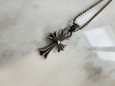 Chrome Hearts CH Cross Pendant Small / Plain Bail "Silver"
