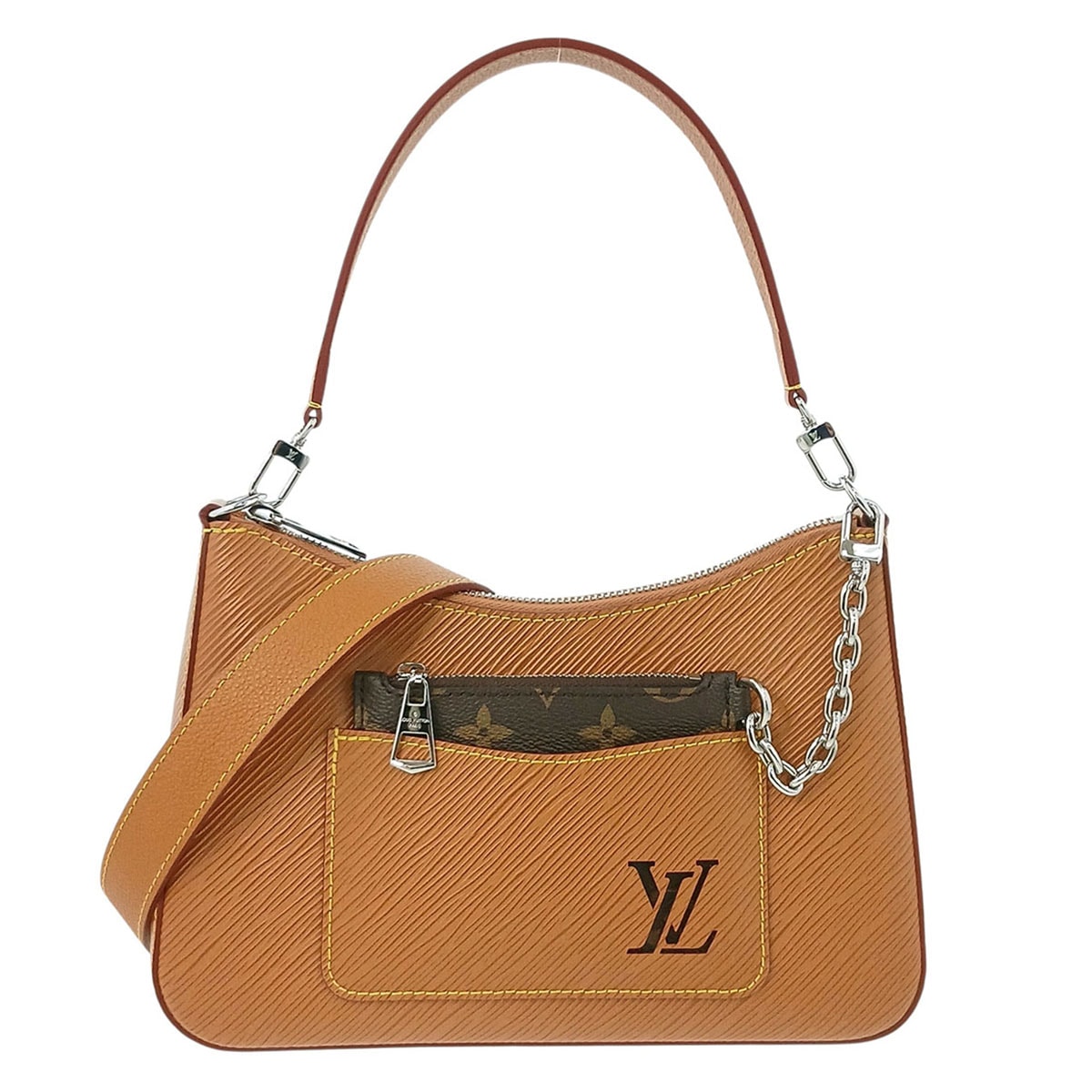 LOUIS VUITTON ルイ・ヴィトン エピ マレル ショルダーバッグ M80794 エピレザー ゴールドミエル  レディース【中古】