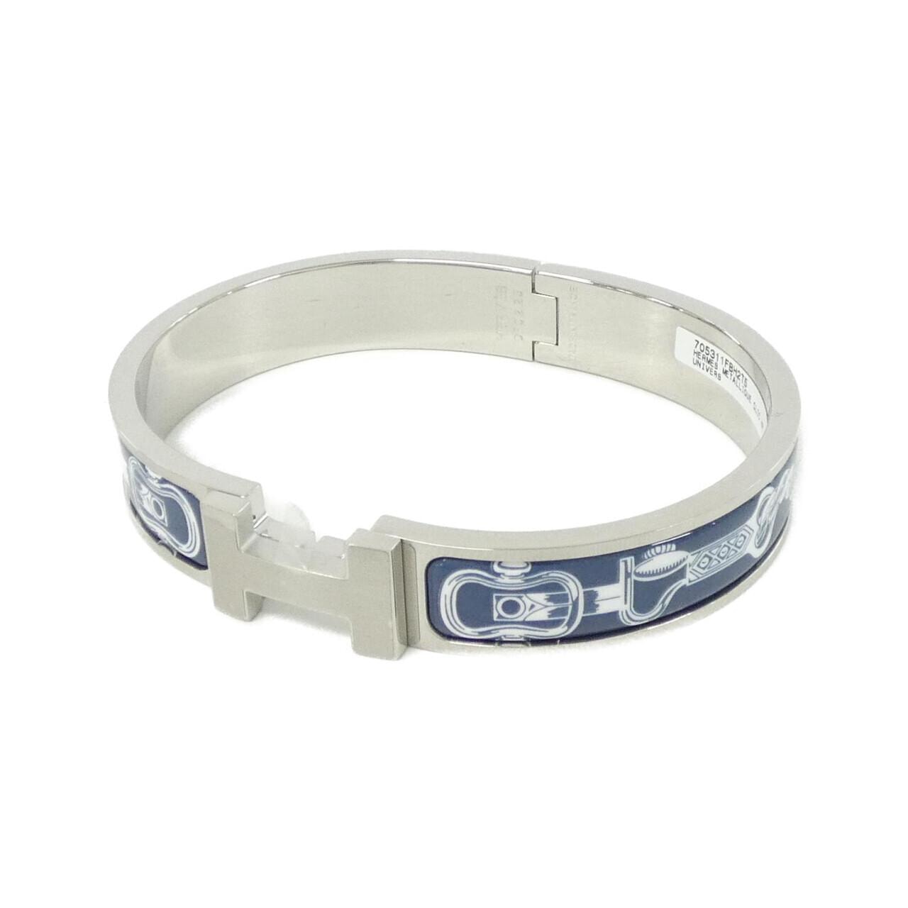 【未使用品】エルメス HERMES METALLIQUE クリック アッシュアッシュ 705311FB ブレスレット