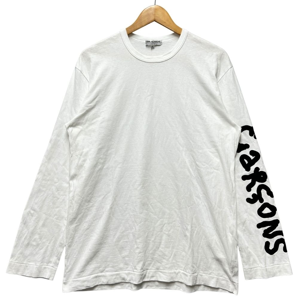 COMME DES GARCONS コムデギャルソン OK-T102 袖ロゴプリント ロングカットソー 55470