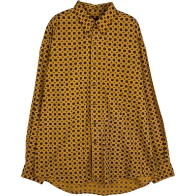 古着 90年代 ギャップ GAP オールドギャップ 総柄 長袖 ボタンダウンシャツ メンズL相当 ヴィンテージ/eaa643023