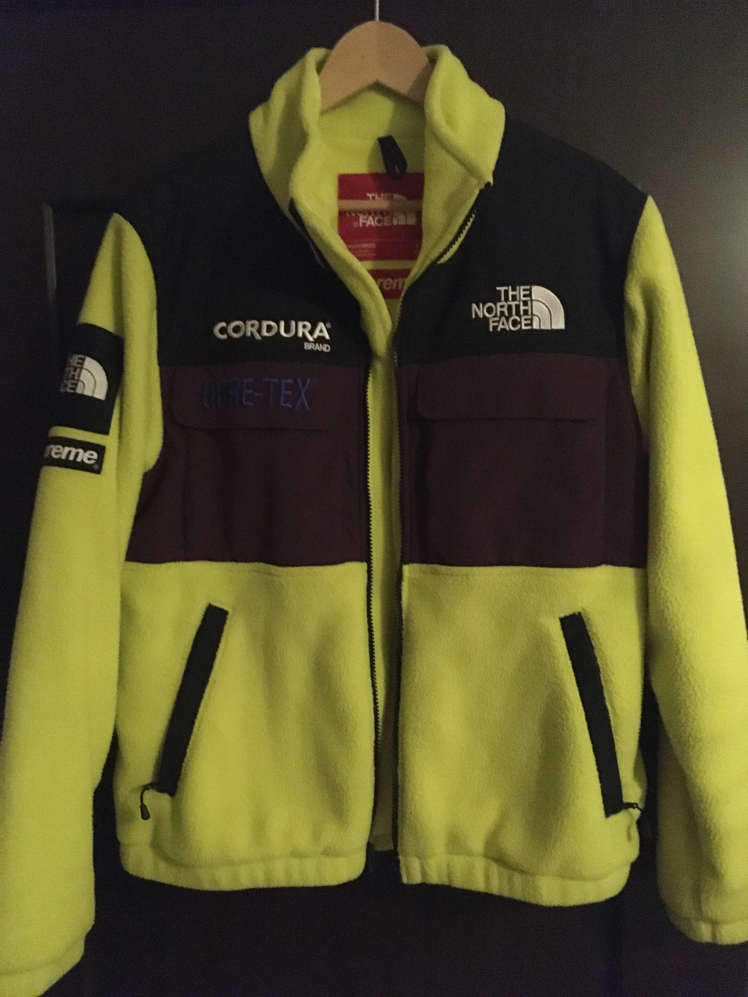 Supreme x The North Face Expedition Fleece Jacket "Yellow"